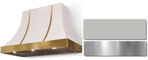 AGA Cascade Classic Color Collection AH3630CACSSBN - 36 Inch Concave Wall Mount Hood in Front View
