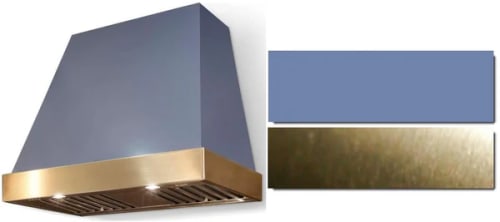 AGA Euclid SoHo Collection AH3630EUCCBBAB - 36 Inch Trapezoid Wall Mount Range Hood in Front View