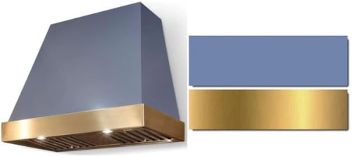 AGA Euclid SoHo Collection AH3630EUCCBBBB - 36 Inch Trapezoid Wall Mount Range Hood in Front View