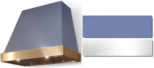 AGA Euclid SoHo Collection AH3630EUCCBBPC - 36 Inch Trapezoid Wall Mount Range Hood in Front View