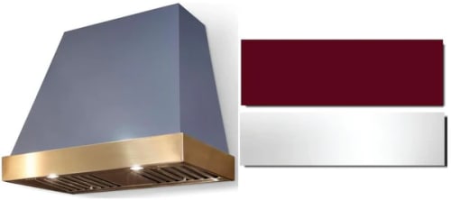 AGA Euclid SoHo Collection AH3630EUCCNBPC - 36 Inch Trapezoid Wall Mount Range Hood in Front View