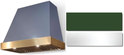 AGA Euclid Classic Color Collection AH3630EUCCWGPC - 36 Inch Trapezoid Wall Mount Range Hood in Front View