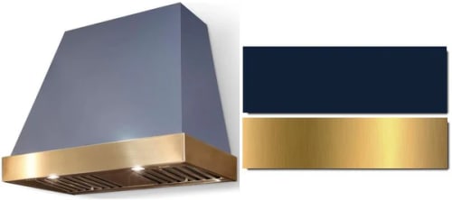 AGA Euclid Classic Color Collection AH3630EUCINDBB - 36 Inch Trapezoid Wall Mount Range Hood in Front View