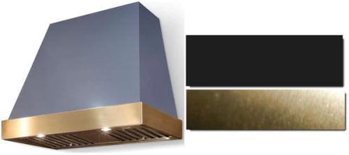 AGA Euclid Classic Color Collection AH3630EUCMBLAB - 36 Inch Trapezoid Wall Mount Range Hood in Front View