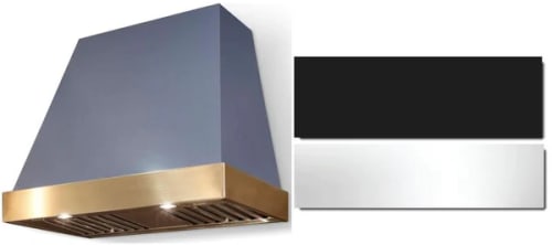 AGA Euclid Classic Color Collection AH3630EUCMBLPC - 36 Inch Trapezoid Wall Mount Range Hood in Front View