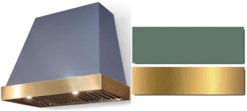 AGA Euclid SoHo Collection AH3630EUCMGBB - 36 Inch Trapezoid Wall Mount Range Hood in Front View