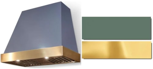 AGA Euclid SoHo Collection AH3630EUCMGPB - 36 Inch Trapezoid Wall Mount Range Hood in Front View