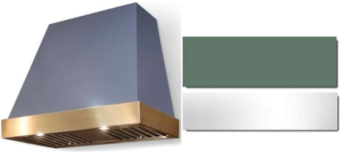 AGA Euclid SoHo Collection AH3630EUCMGPC - 36 Inch Trapezoid Wall Mount Range Hood in Front View