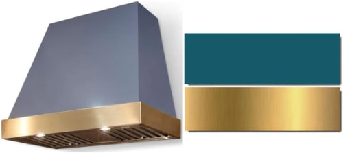 AGA Euclid SoHo Collection AH3630EUCSALBB - 36 Inch Trapezoid Wall Mount Range Hood in Front View