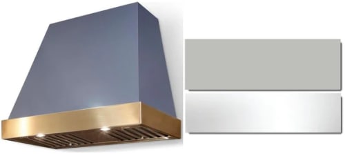 AGA Euclid Classic Color Collection AH3630EUCSSPC - 36 Inch Trapezoid Wall Mount Range Hood in Front View