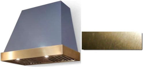 AGA Euclid SoHo Collection AH3630EUCSTBAB - 36 Inch Trapezoid Wall Mount Range Hood in Front View