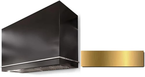 AGA Loge Series Classic Color Collection AH3630LGEBLKBB - LOGE 36 Inch Wall Mount Range Hood in Front View