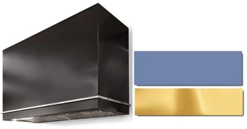 AGA Loge Series SoHo Collection AH3630LGECBBPB - LOGE 36 Inch Wall Mount Range Hood in Front View