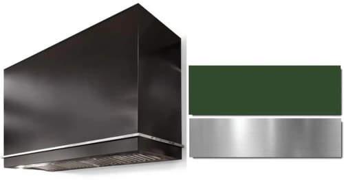 AGA Loge Series Classic Color Collection AH3630LGECWGBN - LOGE 36 Inch Wall Mount Range Hood in Front View