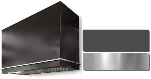 AGA Loge Series SoHo Collection AH3630LGESLTBN - LOGE 36 Inch Wall Mount Range Hood in Front View