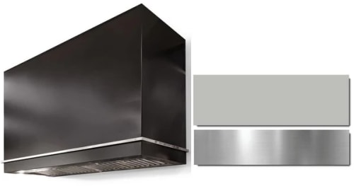 AGA Loge Series Classic Color Collection AH3630LGESSBN - LOGE 36 Inch Wall Mount Range Hood in Front View
