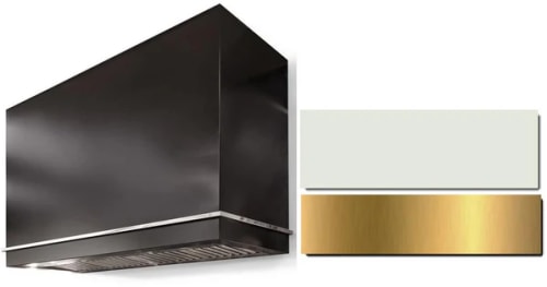 AGA Loge Series Classic Color Collection AH3630LGEWHTBB - LOGE 36 Inch Wall Mount Range Hood in Front View