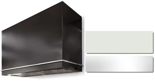 AGA Loge Series Classic Color Collection AH3630LGEWHTPC - LOGE 36 Inch Wall Mount Range Hood in Front View