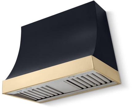AGA Marquee Classic Color Collection AH3630MRQBLKPB - 36 Inch Wall Hood