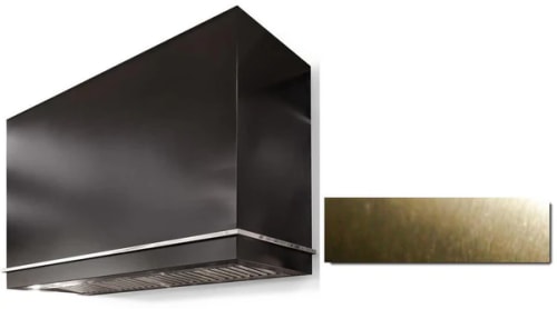 AGA Loge Series Classic Color Collection AH3642LGEBLKAB - LOGE 36 Inch Wall Mount Range Hood in Front View