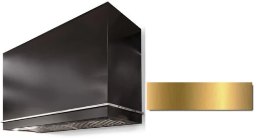 AGA Loge Series Classic Color Collection AH3642LGEBLKBB - LOGE 36 Inch Wall Mount Range Hood in Front View