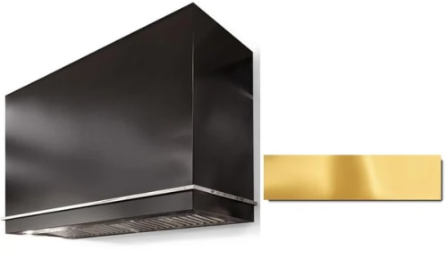 AGA Loge Series Classic Color Collection AH3642LGEBLKPB - LOGE 36 Inch Wall Mount Range Hood in Front View