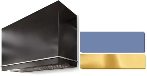 AGA Loge Series SoHo Collection AH3642LGECBBPB - LOGE 36 Inch Wall Mount Range Hood in Front View