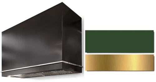 AGA Loge Series Classic Color Collection AH3642LGECWGPB - LOGE 36 Inch Wall Mount Range Hood in Front View