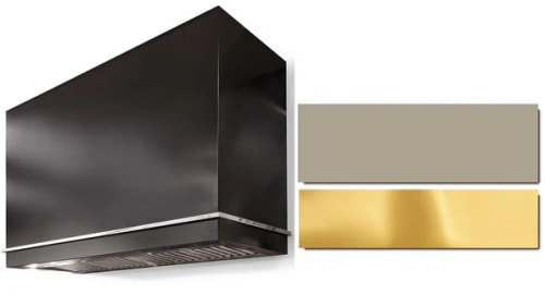 AGA Loge Series SoHo Collection AH3642LGEFWNPB - LOGE 36 Inch Wall Mount Range Hood in Front View