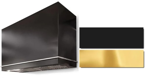 AGA Loge Series Classic Color Collection AH3642LGEMBLPB - LOGE 36 Inch Wall Mount Range Hood in Front View