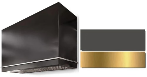 AGA Loge Series SoHo Collection AH3642LGESLTBB - LOGE 36 Inch Wall Mount Range Hood in Front View