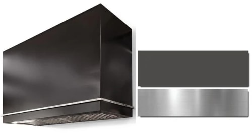 AGA Loge Series SoHo Collection AH3642LGESLTBN - LOGE 36 Inch Wall Mount Range Hood in Front View