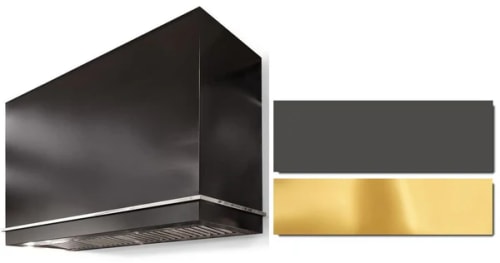 AGA Loge Series SoHo Collection AH3642LGESLTPB - LOGE 36 Inch Wall Mount Range Hood in Front View