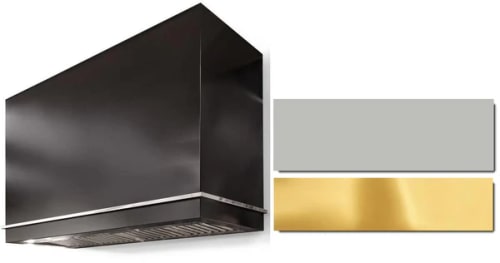 AGA Loge Series Classic Color Collection AH3642LGESSPB - LOGE 36 Inch Wall Mount Range Hood in Front View
