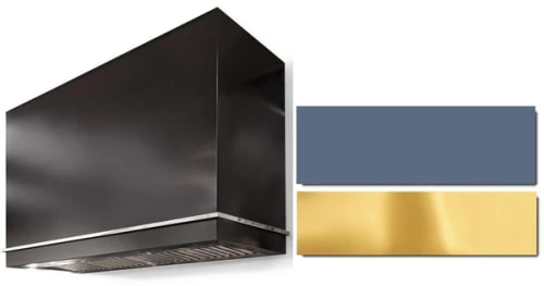 AGA Loge Series SoHo Collection AH3642LGESTBPB - LOGE 36 Inch Wall Mount Range Hood in Front View