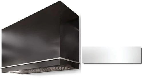 AGA Loge Series Classic Color Collection AH3654LGEBLKPC - LOGE 36 Inch Wall Mount Range Hood in Front View