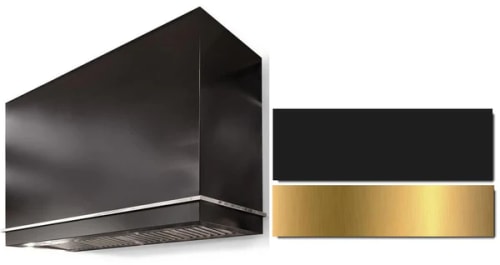 AGA Loge Series Classic Color Collection AH3654LGEMBLBB - LOGE 36 Inch Wall Mount Range Hood in Front View