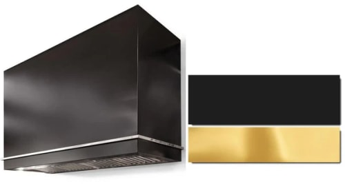 AGA Loge Series Classic Color Collection AH3654LGEMBLPB - LOGE 36 Inch Wall Mount Range Hood in Front View