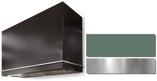 AGA Loge Series SoHo Collection AH3654LGEMGBN - LOGE 36 Inch Wall Mount Range Hood in Front View