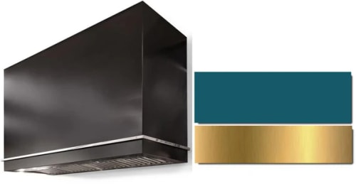 AGA Loge Series SoHo Collection AH3654LGESALBB - LOGE 36 Inch Wall Mount Range Hood in Front View