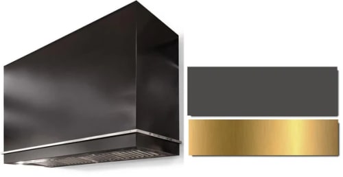 AGA Loge Series SoHo Collection AH3654LGESLTBB - LOGE 36 Inch Wall Mount Range Hood in Front View