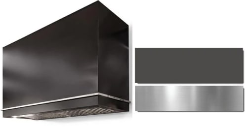 AGA Loge Series SoHo Collection AH3654LGESLTBN - LOGE 36 Inch Wall Mount Range Hood in Front View