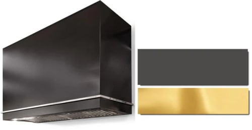 AGA Loge Series SoHo Collection AH3654LGESLTPB - LOGE 36 Inch Wall Mount Range Hood in Front View