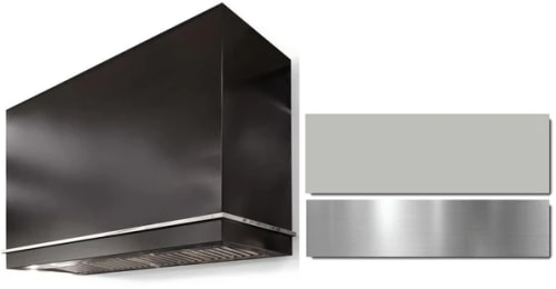 AGA Loge Series Classic Color Collection AH3654LGESSBN - LOGE 36 Inch Wall Mount Range Hood in Front View