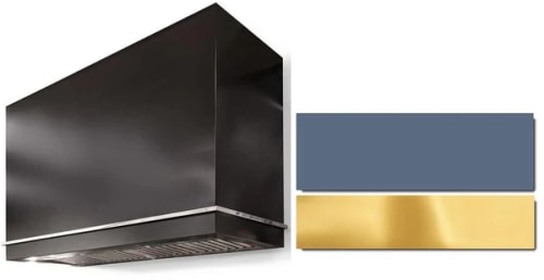 AGA Loge Series SoHo Collection AH3654LGESTBPB - LOGE 36 Inch Wall Mount Range Hood in Front View