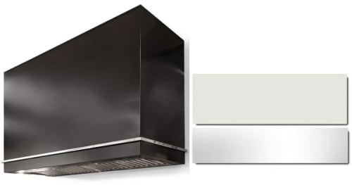 AGA Loge Series Classic Color Collection AH3654LGEWHTPC - LOGE 36 Inch Wall Mount Range Hood in Front View