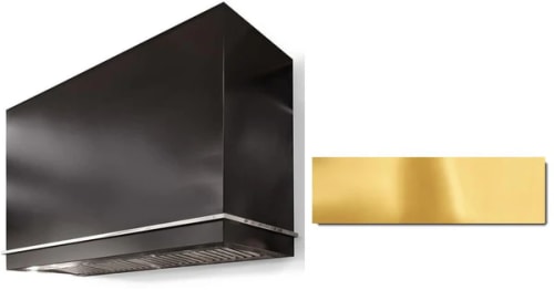 AGA Loge Series Classic Color Collection AH4830LGEBLKPB - LOGE 48 Inch Wall Mount Range Hood in Front View