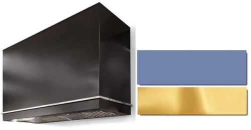AGA Loge Series SoHo Collection AH4830LGECBBPB - LOGE 48 Inch Wall Mount Range Hood in Front View