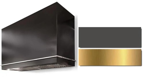 AGA Loge Series SoHo Collection AH4830LGESLTBB - LOGE 48 Inch Wall Mount Range Hood in Front View