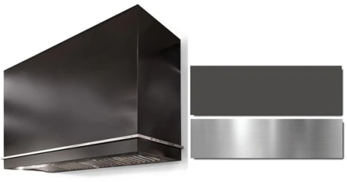 AGA Loge Series SoHo Collection AH4830LGESLTBN - LOGE 48 Inch Wall Mount Range Hood in Front View